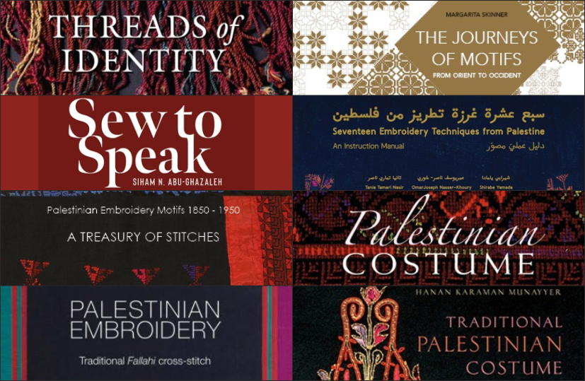 A Selection of Palestinian Embroidery Books